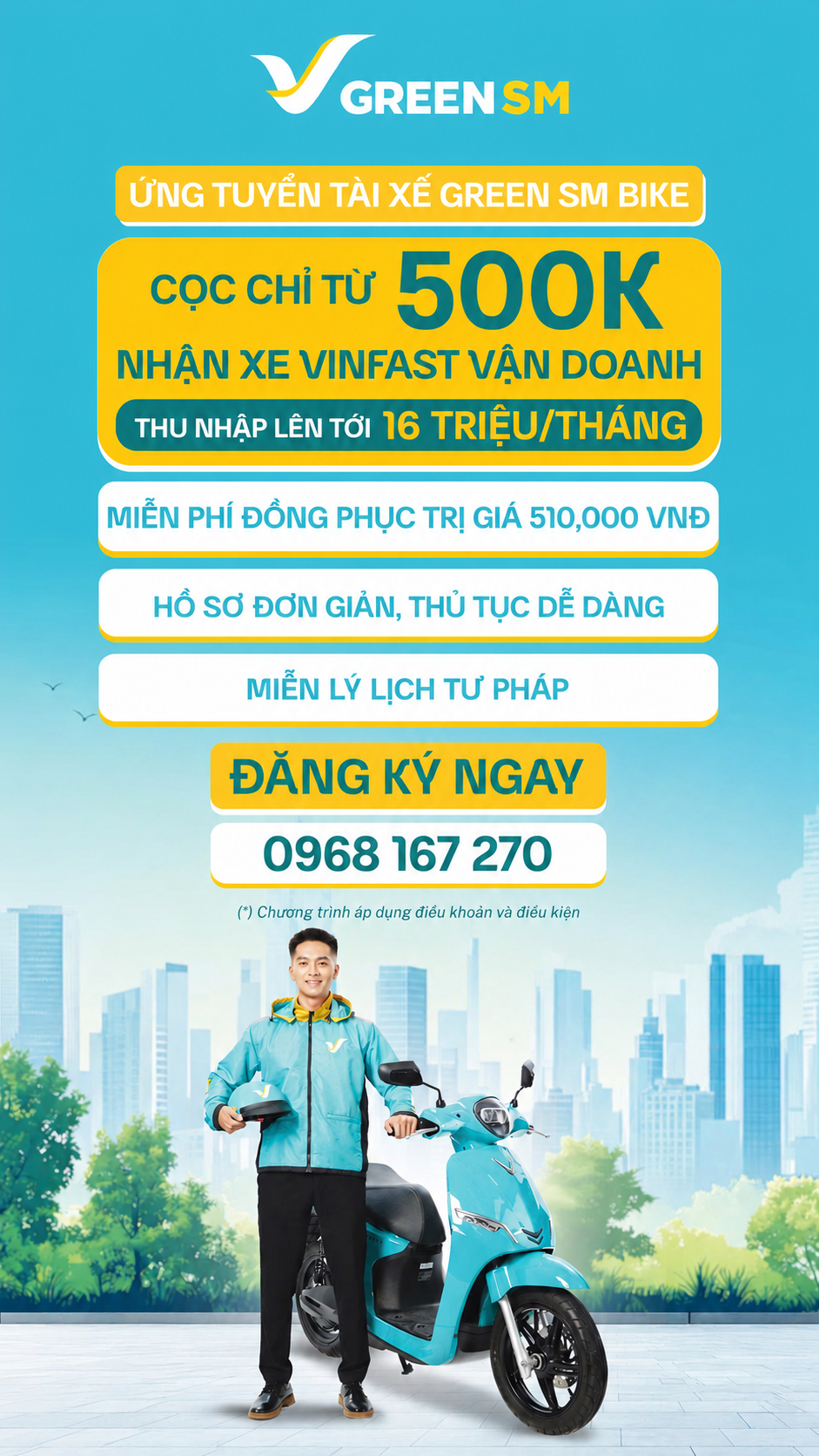 Tuyển dụng Green SM Bike